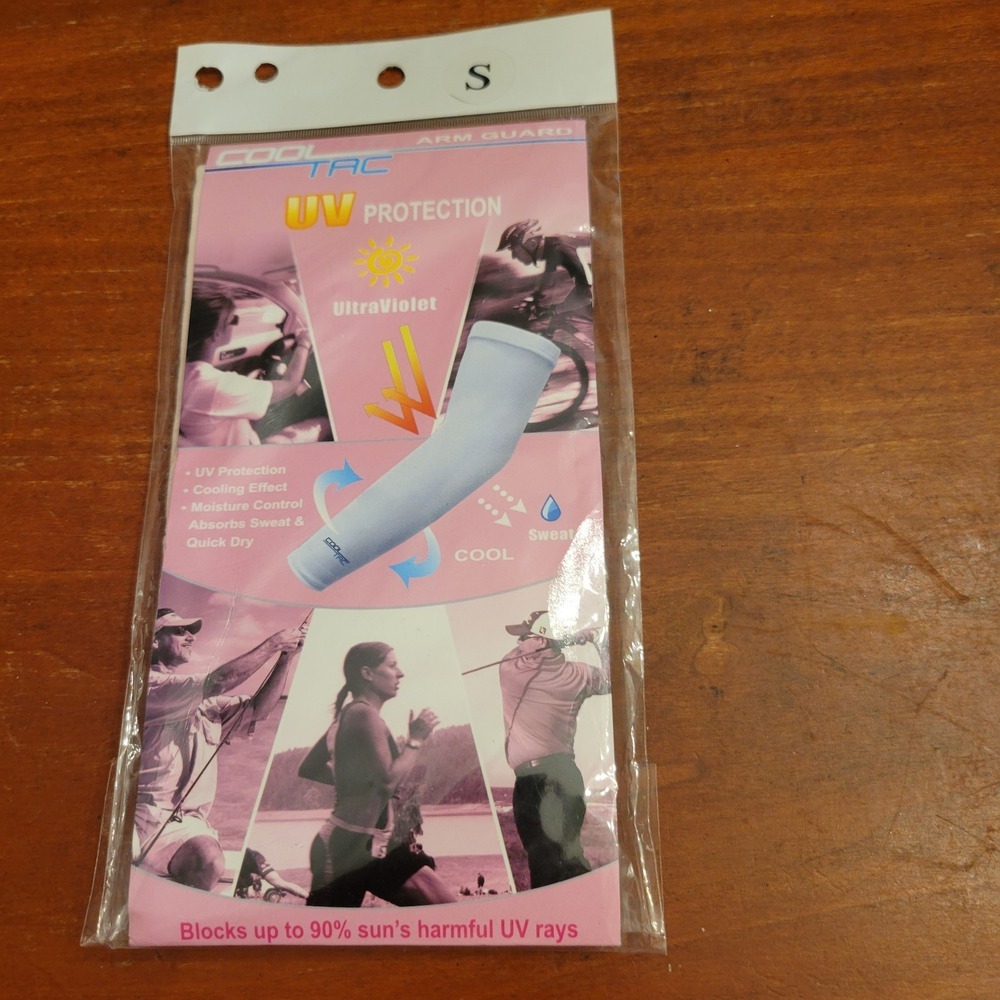 Cool Tac Arm Guard Coolers Women's Pink - UV Protection Cooltac Quick Dry Small